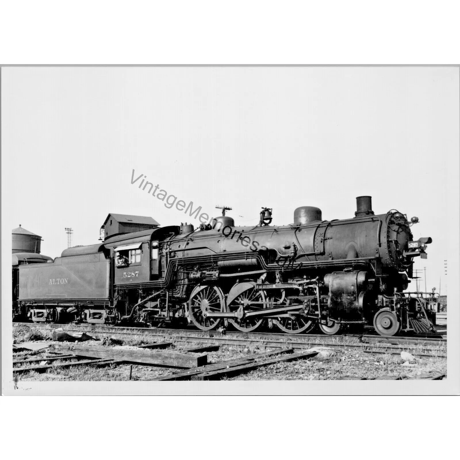 Product image for VTG The Alton Railroad Company 5287 Steam Locomotive "The Only Way" T2-20