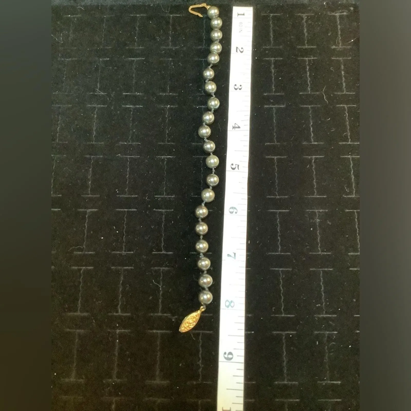 Product image for Vintage Faux Black Pearl Bracelet
