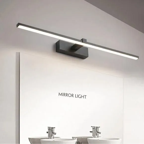 Product image for 32" NEW Matte Black Bathroom Vanity Light 18W Adjustable Vanity Light Modern LED