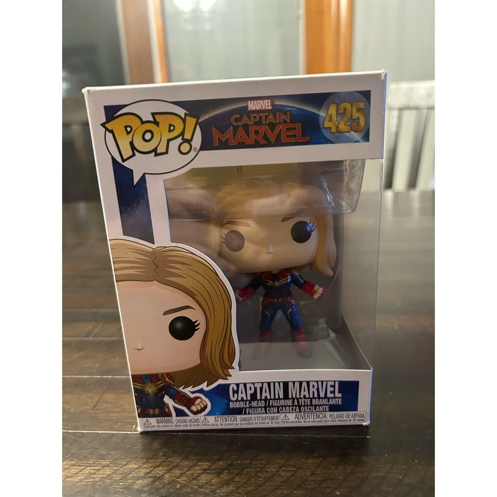 Product image for Funko pop Captain Marvel From Captain Marvel 425