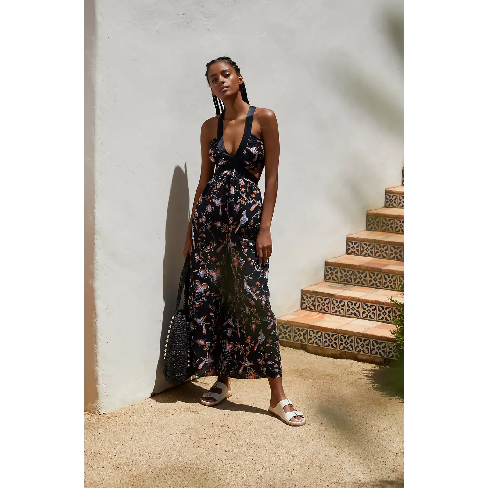 Product image for Anthropologie V-Neck Jumpsuit - New Small