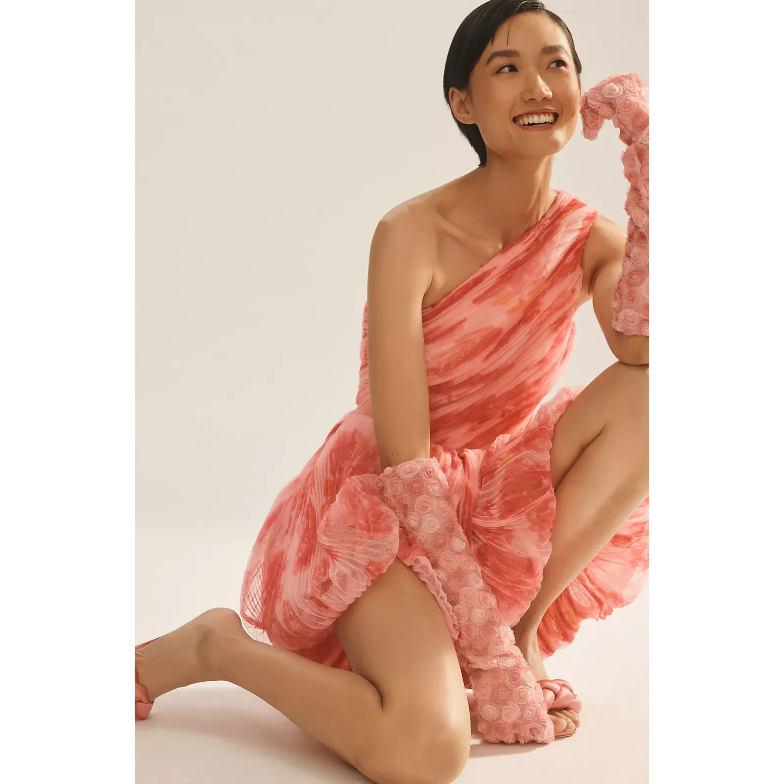 Product image for Hutch One-Shoulder Floral Romper - New Size 10
