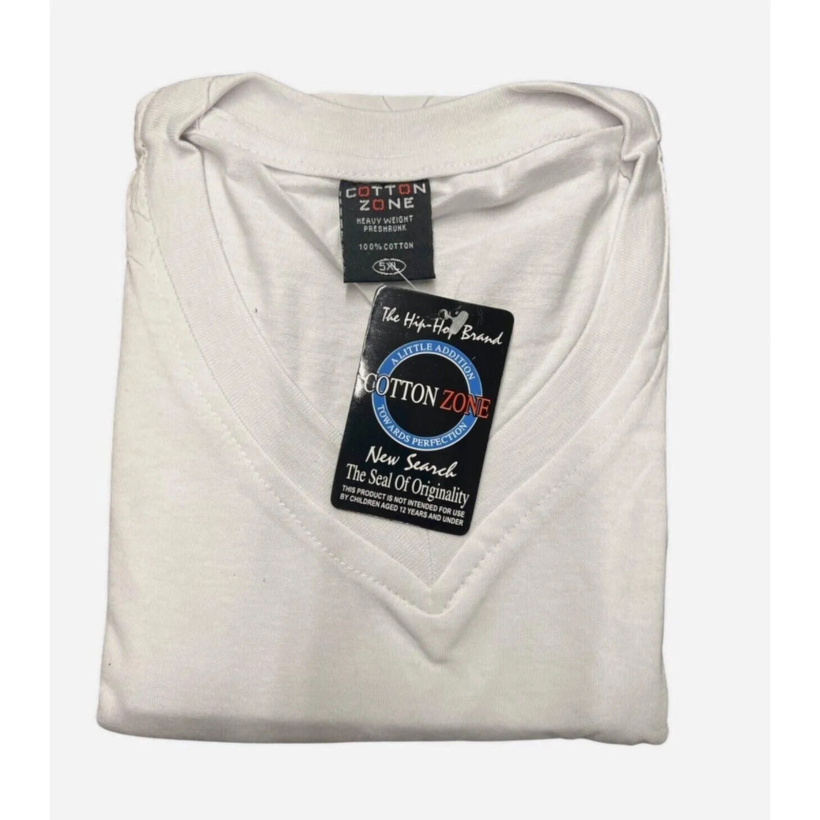 V Neck 5XL T-Shirt White · Whatnot: Shop, Sell, Connect, image size:1600x1600