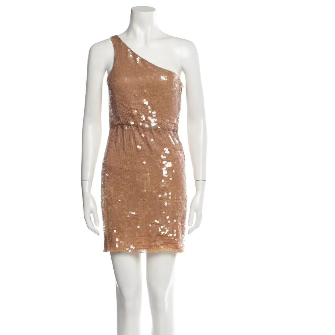 ALICE + OLIVIA - One Shoulder Shoulder Sequin Dress  Whatnot: Shop, Sell,  Connect