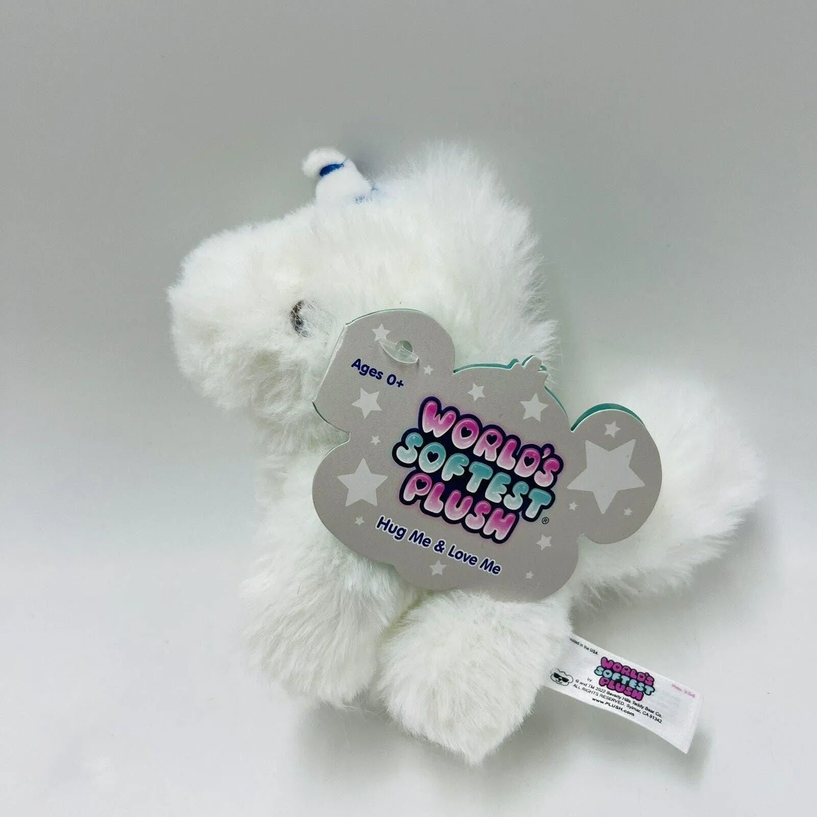 Product image for Worlds Softest Plush 5" Unicorn White Beverly Hills Teddy Bear Co New