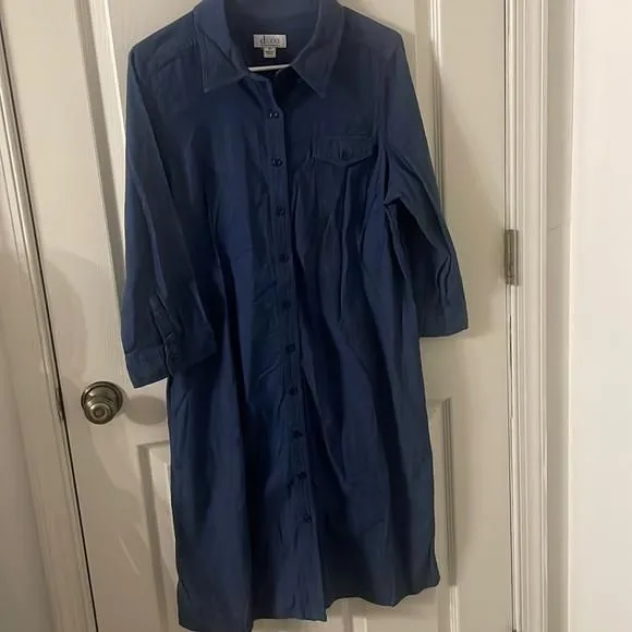 Product image for Denim & Co Denim Dress Medium