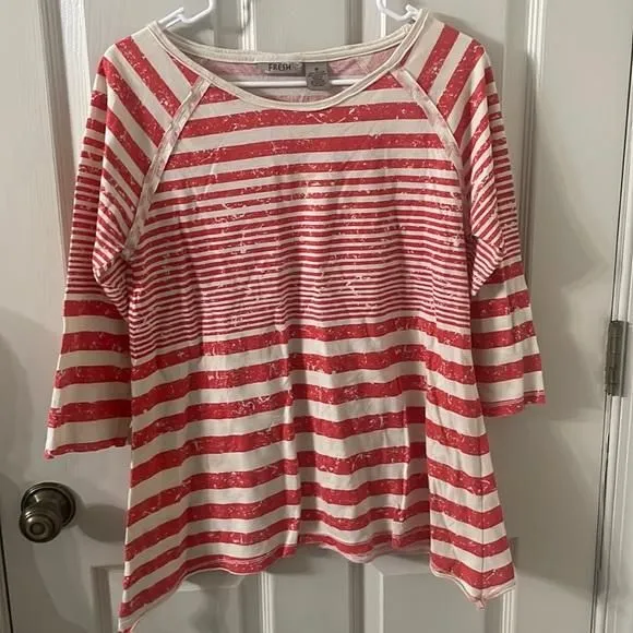 Product image for Fresh Brand Pullover Striped Shirt Medium