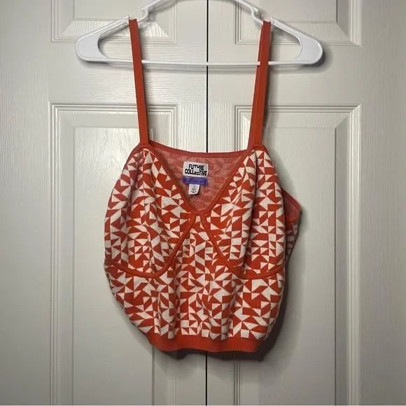 Product image for Future Collective Knit Cropped Top size 1X