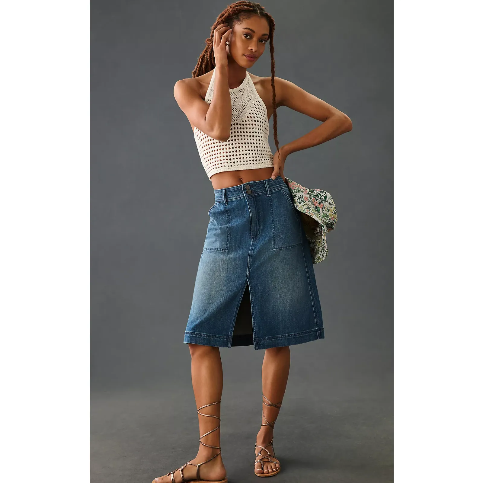 Product image for New Pilcro Utility Denim Skirt - Size 0