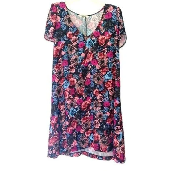 Product image for BB Dakota Braxton Petite Rose Shift Dress Size Large