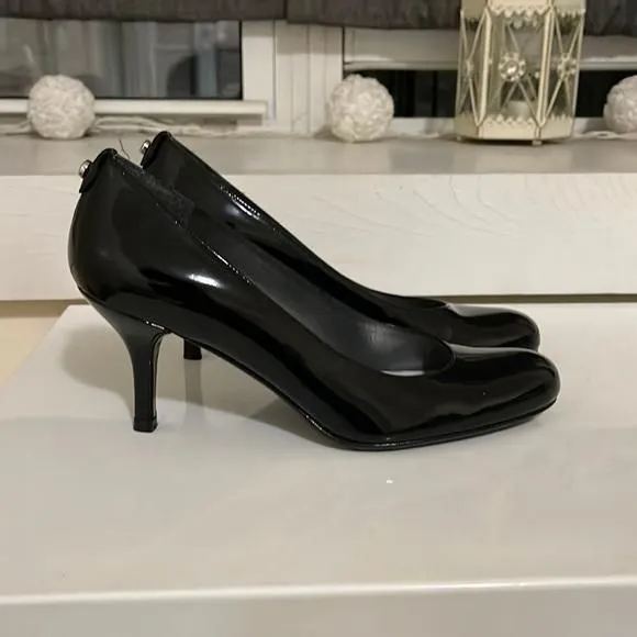 Product image for STUART WEITZMAN Black Patent Pumps Heels