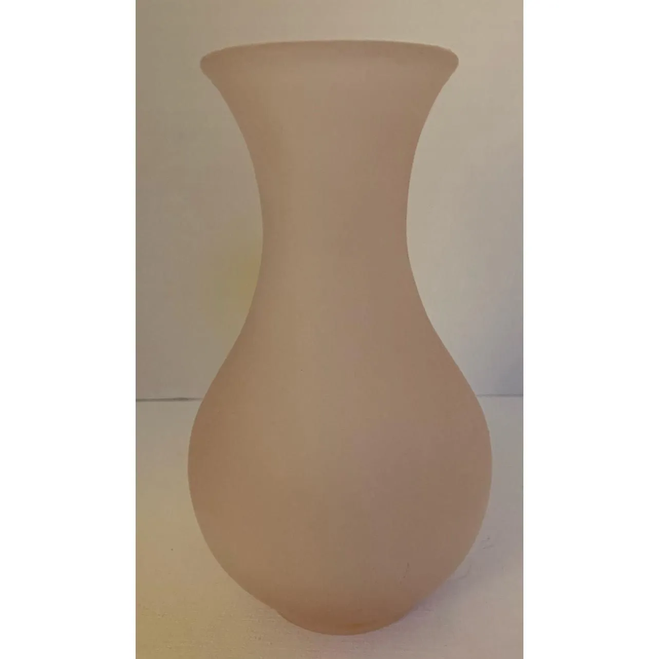 Product image for Vintage Viking Art Glass Satin Pink Vase