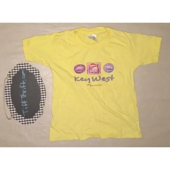 Product image for LUXE 5T Summer Vacation Key West Florida Kids T-Shirt Beach Chair Seashell GB6