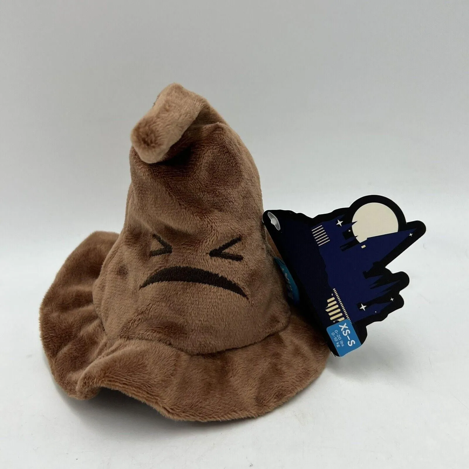 Product image for Bark Box XS-S Sorting Hat Slytherin Plush Dog Toy Multi-Part Crinkle 2 Squeakers