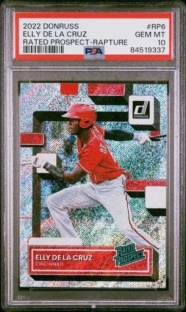 Product image for RP6 ELLY DE LA CRUZ | 2022 PANINI DONRUSS RATED PROSPECT RAPTURE POP 164