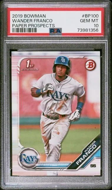 Product image for BP100 WANDER FRANCO | 2019 BOWMAN PAPER PROSPECTS
