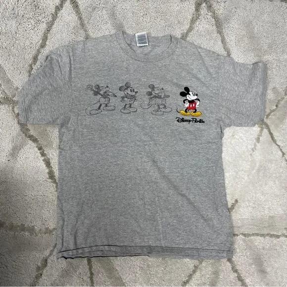 Product image for Disney | Grey 3 Mickey Sketch and Embroidered Mickey Mouse
