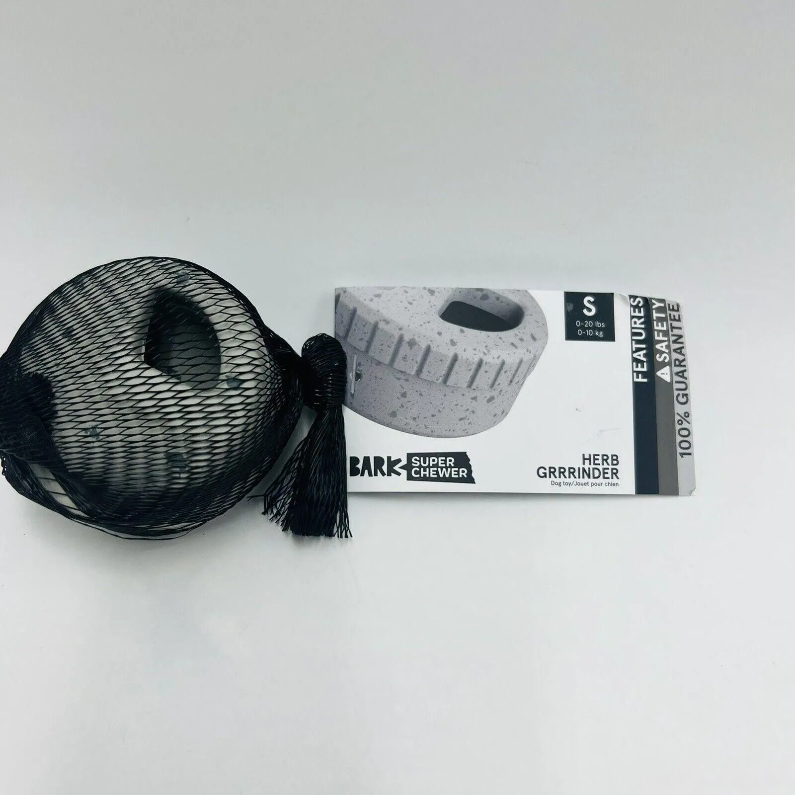 Product image for Bark Box S Herb Grrrinder Super Chewer Gray Wacky Bounce 420 Collection New