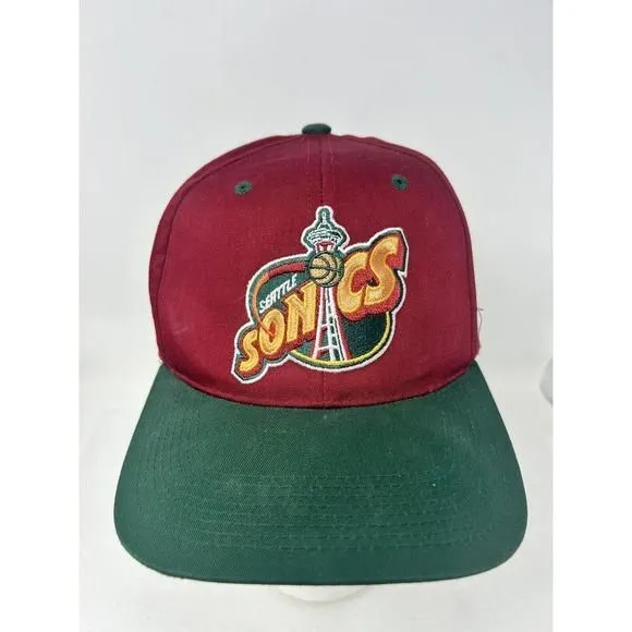 Product image for Sports Specialties Seattle Super Sonics Snapback Hat 90s NBA Vintage