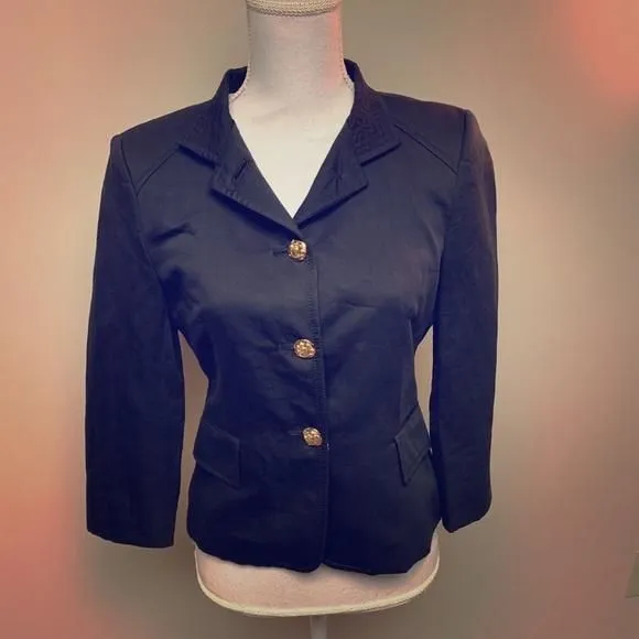 Product image for Zara Black Women’s Fitted Blazer with Gold