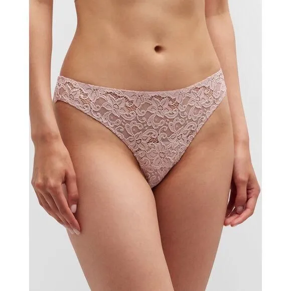 Product image for Hanro luxury moments lace underware pale pink NWT Luxury lingerie Size Large