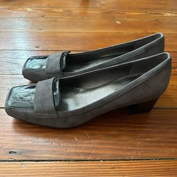 Product image for NIB Franco Sarto Fever Loafers in Grey 6.5