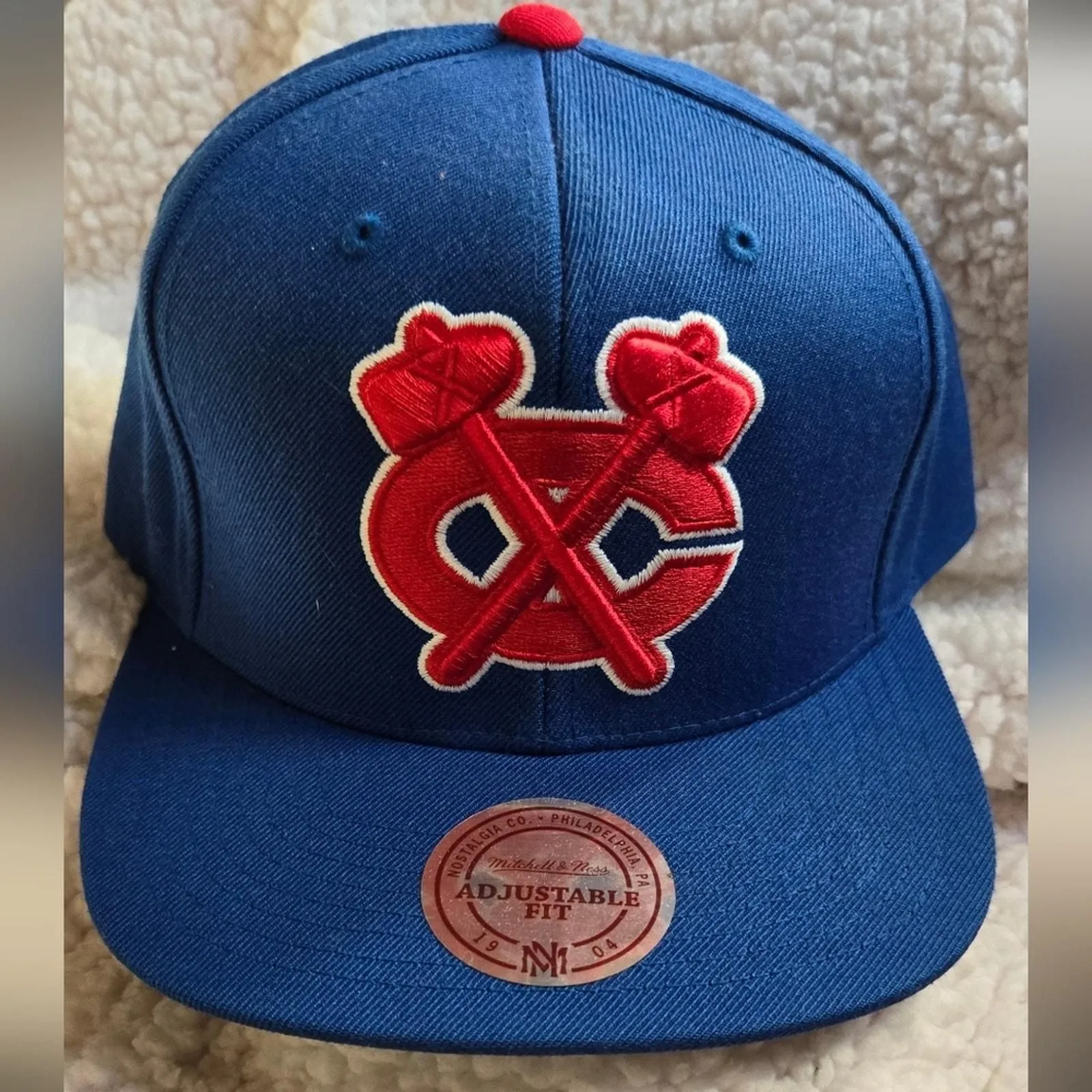 Product image for Mitchell and Ness Chicago Blackhawks 3D embroidery hat