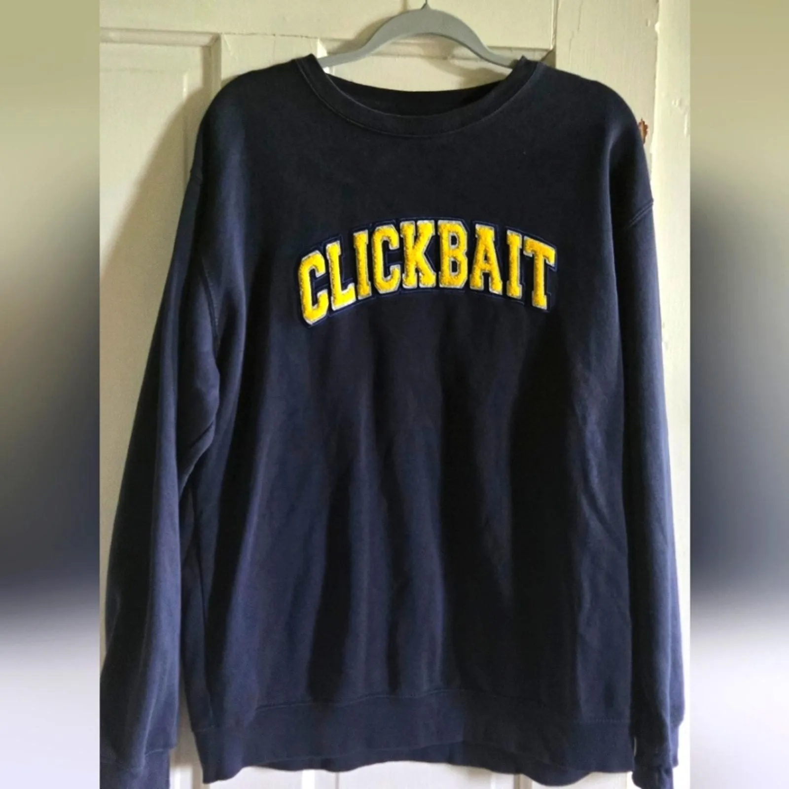 Product image for David Dobrik Clickbait crew neck, size L