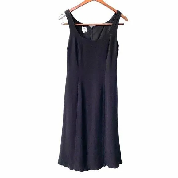 armani collezioni silk dress Armani Collezioni Silk Blend Wrap Front giant buckle Dress US 2