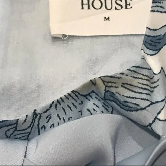 NWT - Hyacinth House Blue Chintz Clarice Bows Dress - Medium  Whatnot:  Shop, Sell, Connect