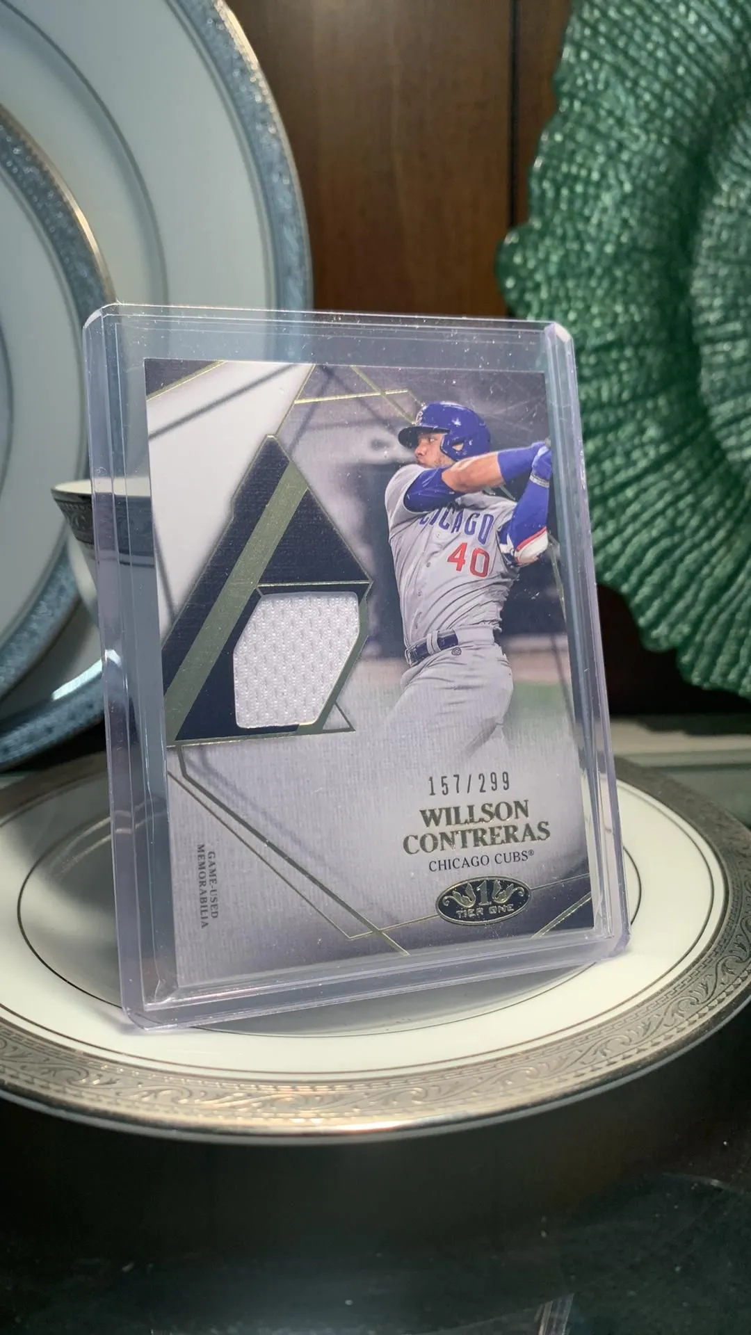 Product image for 🔥 2022 Topps Tier One Willson Contreras Game Used Patch /299