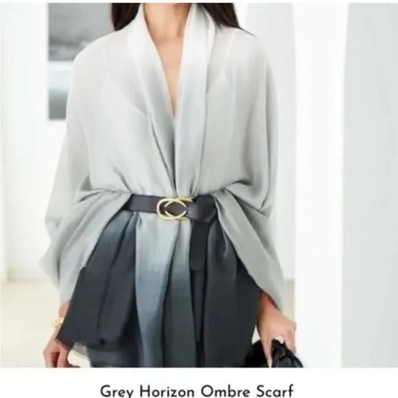 Product image for Carly Cushnie Ombré Print Scarf NEW.