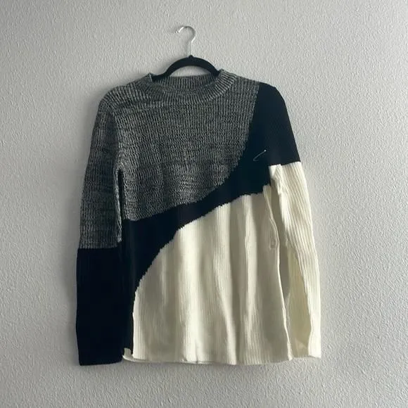 Product image for Parker Black, Grey & Cream Sweater