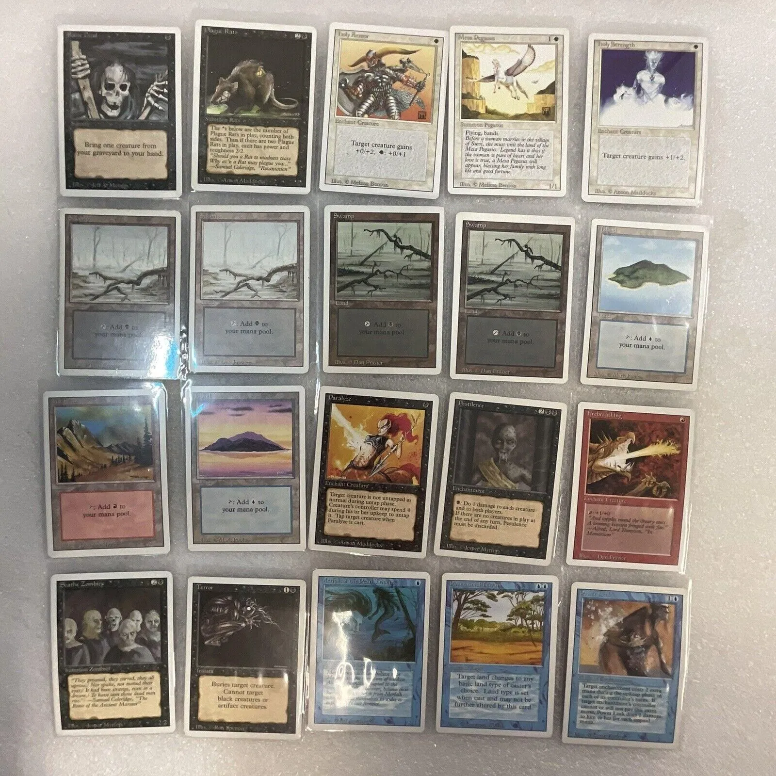 mtg cards like pestilence Magic the Gathering [001] LIMITED EDITION ALPHA Single Card main image 1