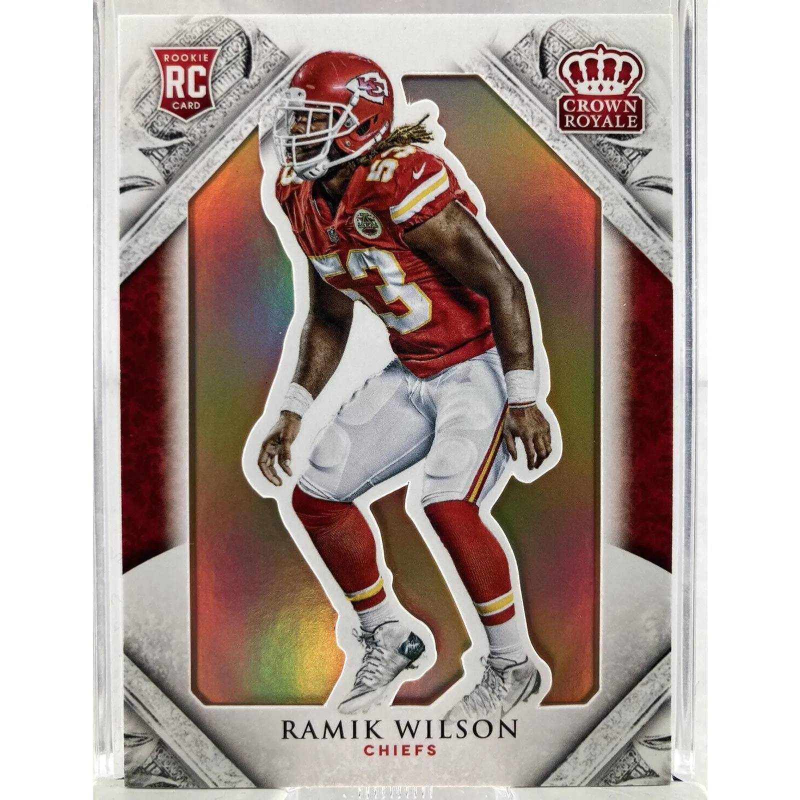 Product image for 2015 Crown Royale Football Card #122 Ramik Wilson Rookie Kansas City