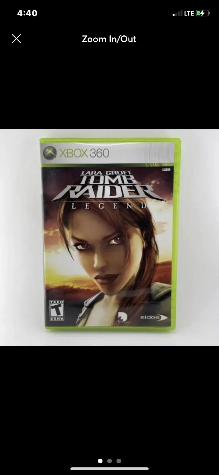 Product image for Lara Croft: Tomb Raider Legend (Microsoft Xbox 360, 2006) Tested & Complete