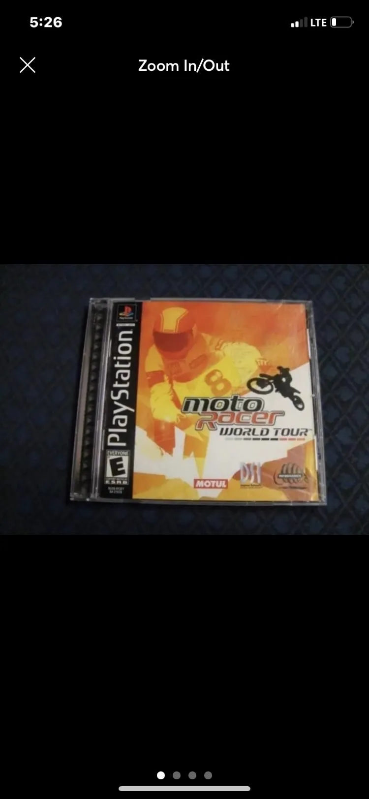 Product image for Moto Racer World Tour Sony Playstation 1 Black Label Tested & Complete