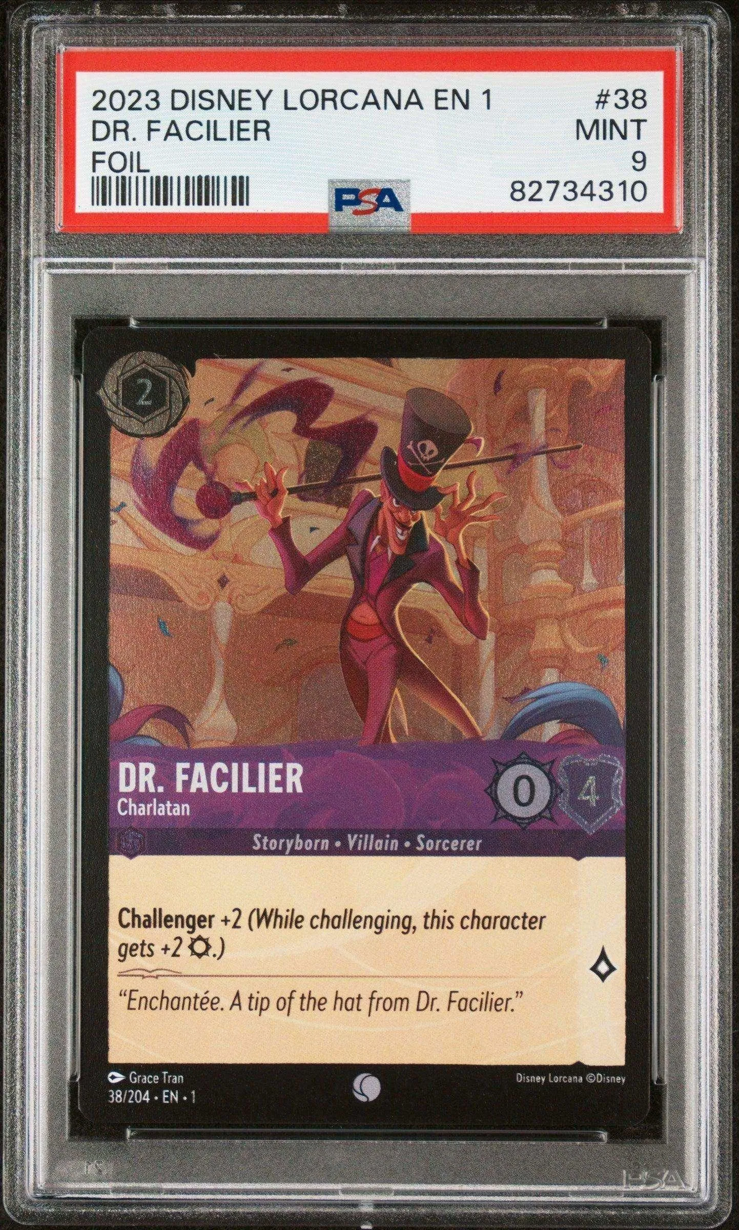 dr facilier lorcana card Dr. Facilier Savvy Opportunist 38/204 main image 0