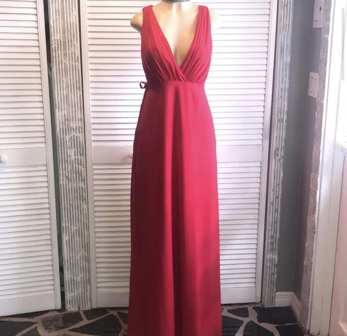 Product image for AquaDresses Sleeveless Deep V Wrap around Dress