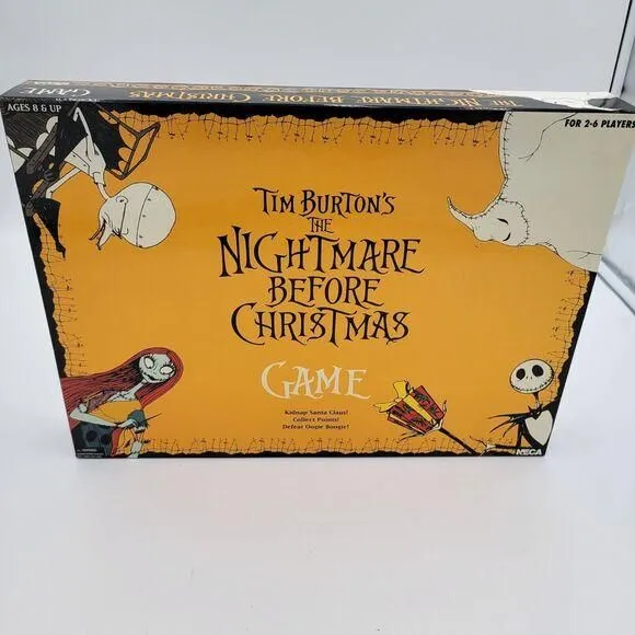 Product image for Tim Burton's The Nightmare Before Christmas Board Game Opened New