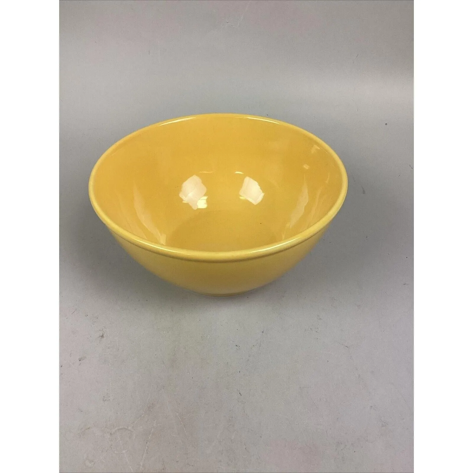 Product image for Vintage Large Yellow Salad Or Mixing Bowl - 4.5”Hx10”D