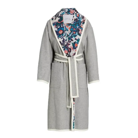 Product image for TANYA Taylor Cadence Floral Belted Coat NWT Size XS/S (Oversized)