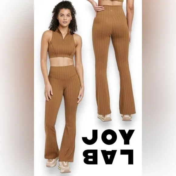422. SMALL NWT JOYLAB Women's Rib Flare Leggings - Brown · Whatnot: Shop,  Sell, Connect