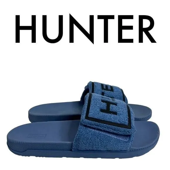 hunter slide sandals