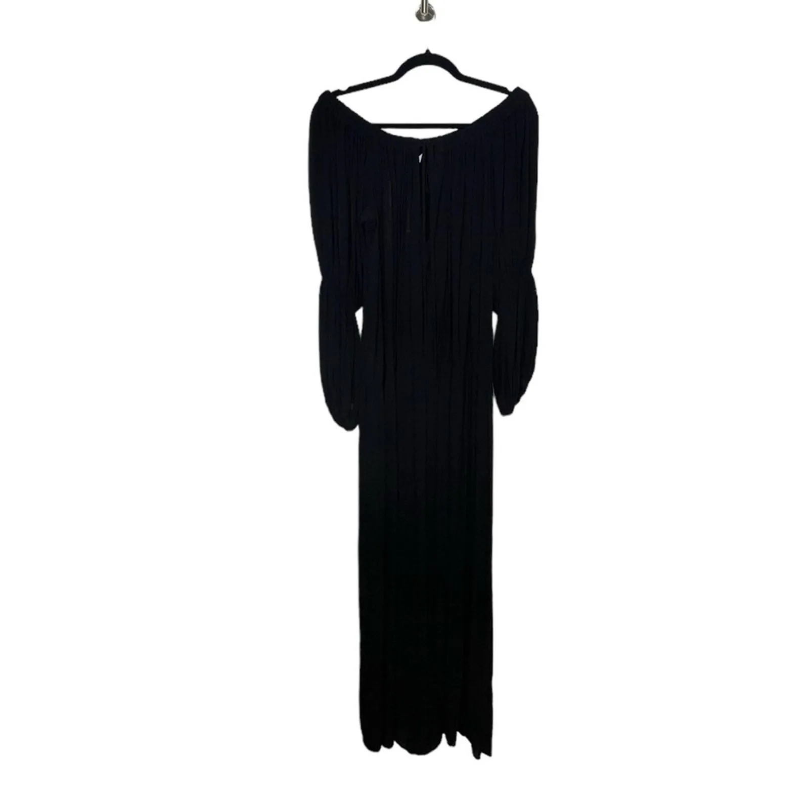 zara off shoulder black dress ZARA Black Off The Shoulder Fitted Mini Dress UK S – Reliked