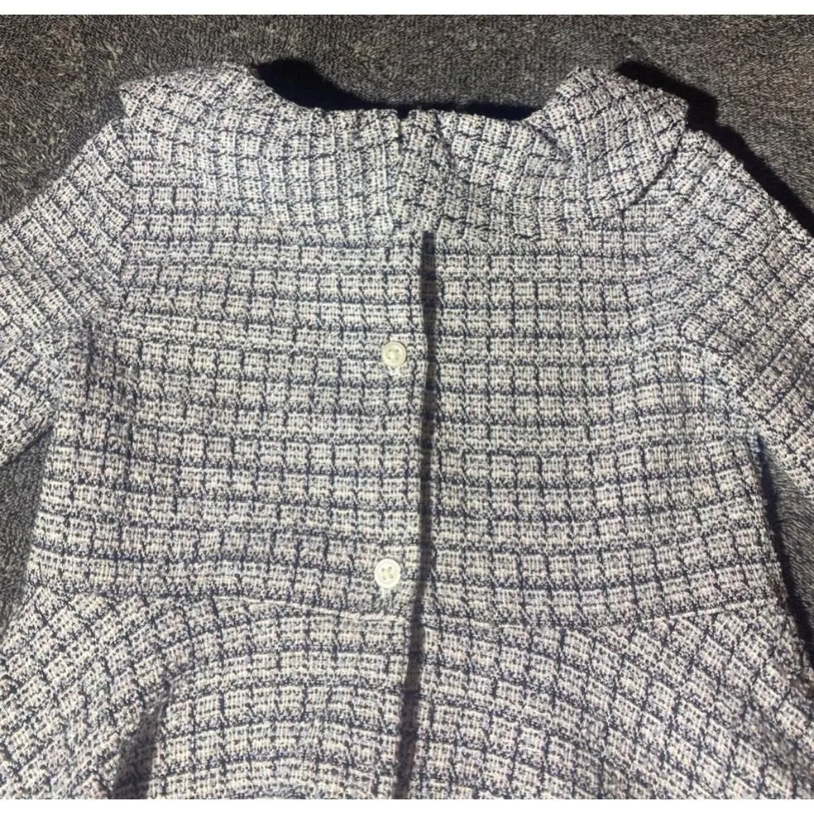 Janie and Jack Little Girl's Tweed Faux Fur-Trim A-Line Dress ( 3T )   Whatnot: Shop, Sell, Connect