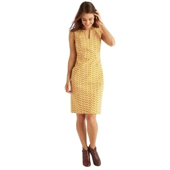 Boden Helena Chino Dress In Mustard Yellow and White  Whatnot: Shop, Sell,  Connect
