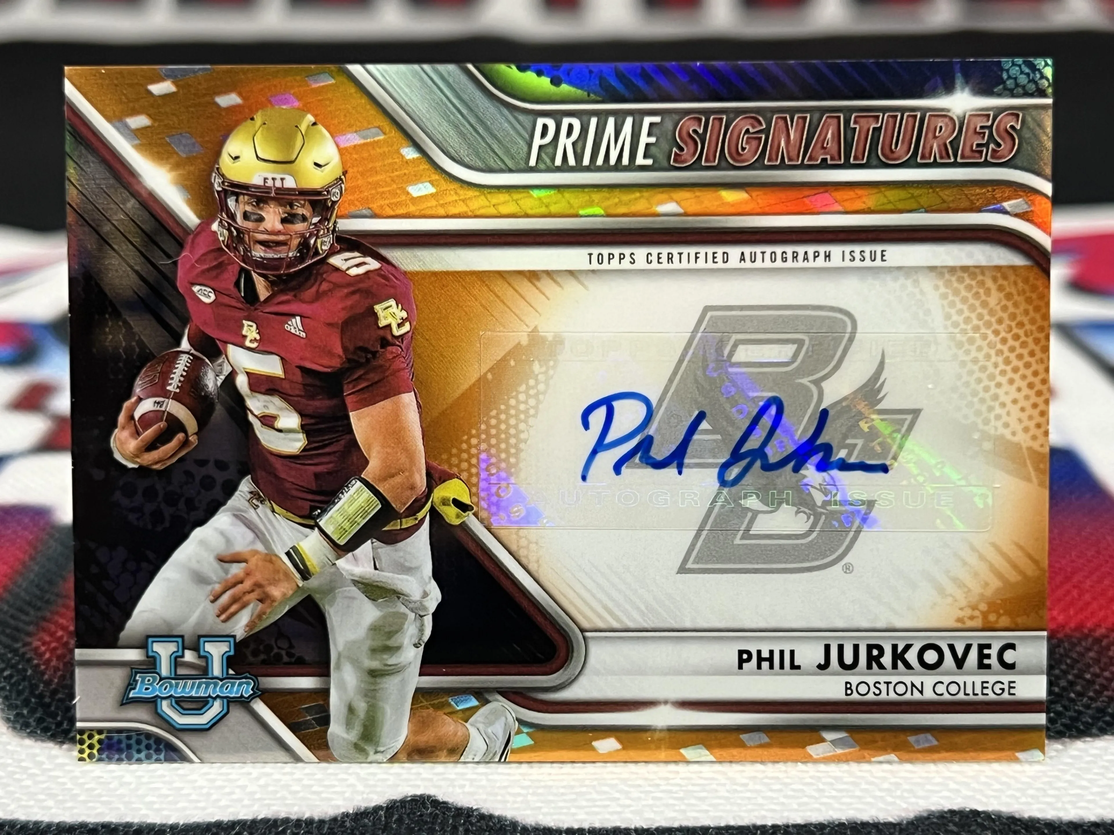 Product image for 2022 Bowman University Phil Jurkovec Prime Chrome Signatures /25