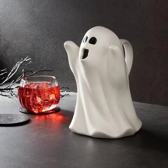 Halloween Ghost Stoneware Pitcher