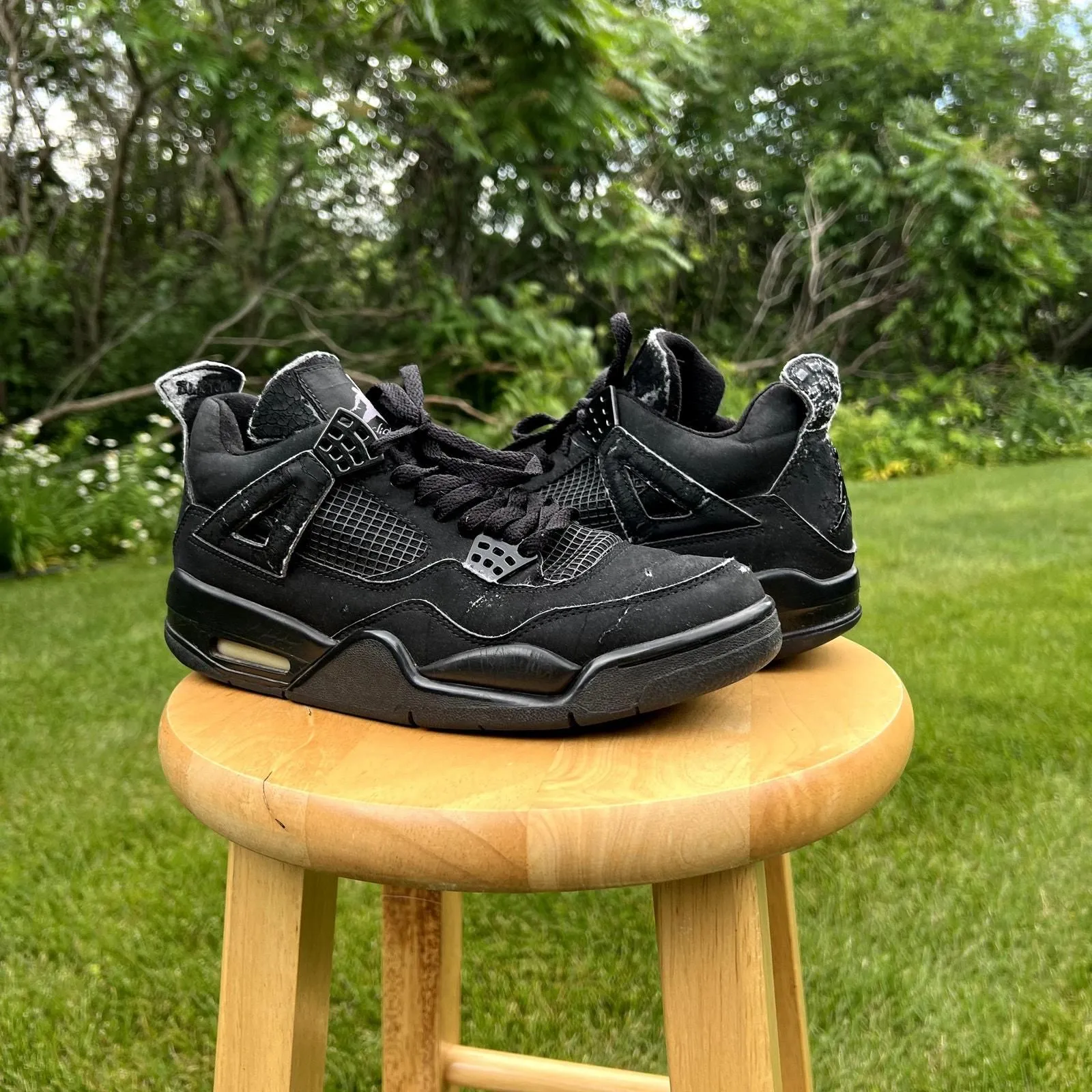Product image for Air Jordan 4 Retro Black Cat 2006 Men's Shoes 9 Men's Ships Now